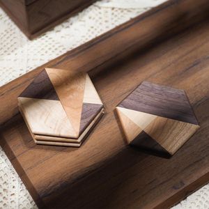 Resin Wood Decorative Coasters for Home <b>Table</b> <b>Protection</b> Mats & Pads - Product Image 5