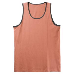 Débardeur sans manches pour homme, couleur unie, col rond, tricoté en coton, vêtement décontracté - Product Image 4