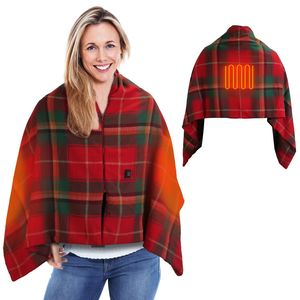 Sciarpa Riscaldante USB 71x24 Pollici, Coperta Elettrica Indossabile, 3 Livelli di Riscaldamento, per Interni ed Esterni, con Cerniera, in Maglia - Product Image 5