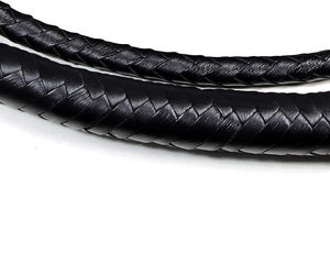 Látigo profesional para toros con trenza de cuero de grano completo, ideal para espectáculos de acrobacias, habilidades vaqueras, equitación y caza. - Product Image 4