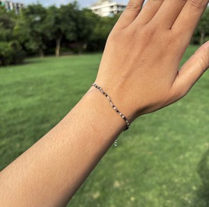 Wholesale 925 Sterling Silver Natural Multi Gemstone Faceted Bead <b>Bracelet</b> Handmade Adjustable Dainty <b>Beaded</b> <b>Bracelet</b> for Women - Product Image 1