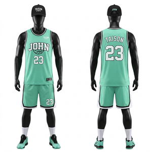 Ensemble d'uniformes de basket-ball pour hommes, polyester premium, maille vert olive, panneaux latéraux dorés, jersey respirant, shorts personnalisés en twill. - Product Image 3