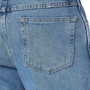 Jeans en denim lavé écologiques de qualité supérieure pour hommes, tissu uni, séchage rapide, style streetwear moderne, confort décontracté pour le printemps/l'hiver - Product Image 6