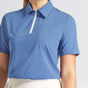 Chemises polo pour femmes, tailles personnalisées, impression de logo, uniformes, 100% polyester, grandes tailles, unies, sport, golf. - Product Image 5