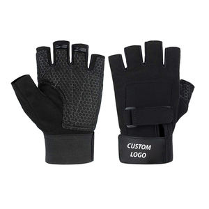 Guantes de Gimnasio de Alto Rendimiento con Correa para la Muñeca, Guantes de Levantamiento de Pesas de Medio Dedo - Product Image 5