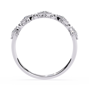 Women's White Gold Diamond <b>Ring</b> Round Brilliant Cut Natural GIA Certified Classic Engagement Style - Product Image 4