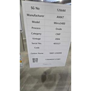 AMAT Mirra3400 Oxide - อุปกรณ์และอะไหล่เซมิคอนดักเตอร์ระดับโลกที่เชื่อถือได้ - Product Image 2