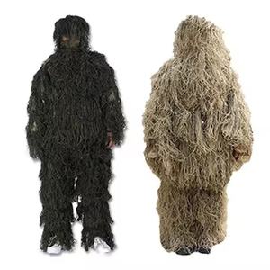 Tenue de camouflage tactique Ghillie pour la chasse, camouflage 3D forêt, désert, jungle, vêtements de sniper, costume d'extérieur, équipement uniforme - Product Image 3