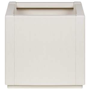 Boîte à fleurs en plastique blanc 14,17 x 14,17 x 13,78 pouces pour plantes et jardinières - Product Image 3