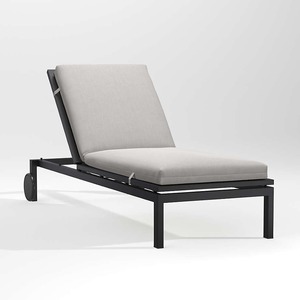 Chaise longue d'extérieur en aluminium de qualité supérieure avec coussin épais – Chaise longue moderne pour piscine, mobilier d'hôtel et de complexe hôtelier - Product Image 6