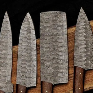 Elegant Damascus Steel <b>Kitchen</b> <b>Knife</b> Set High Performance Professional Cooking <b>Knives</b> Durable Blade for <b>Kitchen</b> and Restaurant - Product Image 6