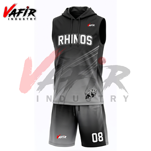 Uniforme de football américain 7 contre 7 de qualité supérieure, matière Spandex/Polyester respirante, antibactérienne, anti-UV, séchage rapide, coupe ajustée - Product Image 5