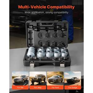 Kit de Herramientas de Reparación de Automóviles de 28 Piezas, Funda de Transporte con Manguitos de Extracción y Presión, Compatible con Motores LCV y HGV, Extracción e Inserción de Cojinetes de Acero - Product Image 2