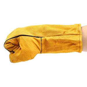Custom Logo Safety Welding Gloves Durable Customizable <b>Heat</b> Resistance Welding Gloves <b>Heat</b>-resistant Welding - Product Image 6