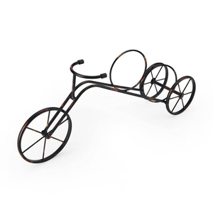 Antique Metal Wine <b>Rack</b> With Flower Design For Single Bottle <b>Display</b> Home Decor Handmade Iron Wine <b>Racks</b> - Product Image 6