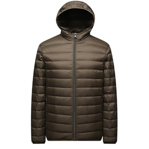 Veste d'hiver décontractée pour homme avec rembourrage matelassé doux, matériau durable et style moderne - Product Image 1