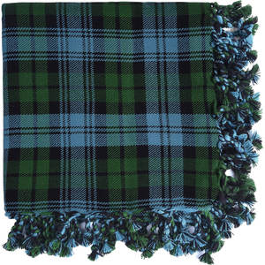 Chal de Tartán Antiguo del Clan Campbell de las Tierras Altas, Premium, 16 oz, 100% Lana, Diseño a Cuadros, Ligero, 2026 - Product Image 1