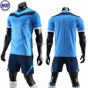 Maillot de football unisexe jaune et noir à manches courtes, col en V, en polyester anti-humidité, uniforme imprimé par transfert thermique, personnalisable pour équipe - Product Image 2