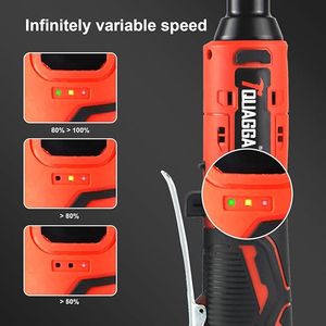 Clé à cliquet électrique sans fil 18V à couple élevé, 57 Nm, vitesse variable, outil électrique, cliquet allongé 3/8 pouces - Product Image 6