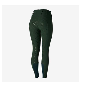 High Quality 4-way Stretch Horse Riding Breeches <b>Leggings</b> Tights <b>Equestrian</b> Wear Pants on Technical Fabric with Soft Feel - Product Image 2