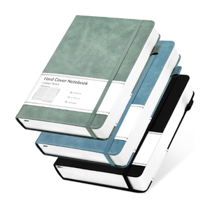 A5 PU Leather Journaling <b>Notebook</b> Hardcover Thick Writing Journal Work Diary with Elastic Closure Office <b>Notebook</b> - Product Image 2