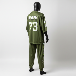 Conjunto de Jersey y Pantalón de Malla de Poliéster Premium para Hombre, 160 GSM, Transpirable, con Paneles Laterales, Ropa Deportiva con Logotipo Personalizado, Conjunto de 2 Piezas para Hombre - Product Image 5