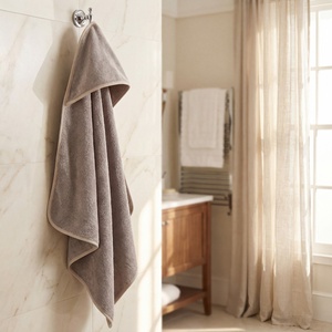 ผ้าขนหนูคลุมศีรษะเด็กแบบมีฮู้ด ปักลายตามสั่ง โลโก้สั่งทำ ผ้ากำมะหยี่คอตตอน ซับน้ำเร็ว เป็นมิตรกับสิ่งแวดล้อม ผ้าคลุมอาบน้ำเด็ก ได้รับการรับรองมาตรฐาน OEKO TEX - Product Image 6