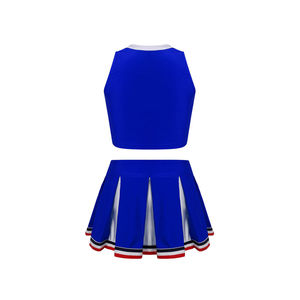 Nouveauté : Uniforme de cheerleading en polyester et élasthanne fabriqué par une usine de fabrication d'uniformes de cheerleading - Product Image 2