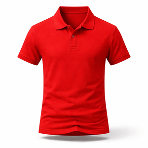 Chemise personnalisée pour homme en coton biologique 100% tricoté 180g, écologique, respirante, décontractée, pour le golf, avec broderie, Bangladesh - Product Image 1