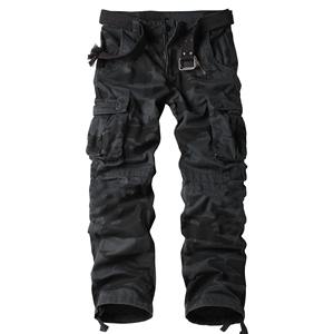 Pantalon Cargo Homme de Haute Qualité en Gros, Pantalon de Travail Décontracté à Jambes Larges, Pantalon Cargo Sportif avec Taille Élastique et Style Taille Basse - Product Image 1