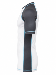 Haut de sport homme à manches longues Free Fight Industry, blanc, noir, bleu, séchage rapide, UPF50+, écologique, pour entraînement MMA BJJ - Product Image 4