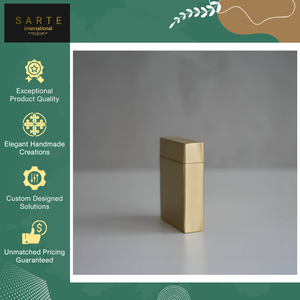 Premium Gold Brass <b>Playing</b> <b>Card</b> Case Handmade Metal Poker <b>Card</b> Deck Holder Custom Logo Modern Luxury Gift for Collectors - Product Image 3