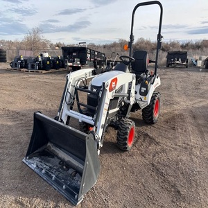 Achetez un tracteur Bobcat 1025 avec tondeuse, chargeur frontal et pelle arrière, parfait pour les petites exploitations agricoles, en stock, livraison rapide - Product Image 3