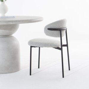 Chaise de salle à manger Vandana Zentrix Vento Taupe avec un design ergonomique moderne et un confort premium - Product Image 2