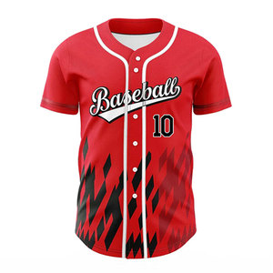 Latest Design Customizable Baseball Jersey Adults Size Breathable Sportswear Baseball Jersey At Low Price - Product Image 2