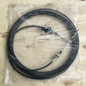 อะไหล่เครื่องจักรก่อสร้างคุณภาพดีที่สุด สายควบคุม (เกลียวยาว-36ซม.) สีดำ สำหรับรถปั๊มคอนกรีตและรถผสมคอนกรีต - Product Image 1