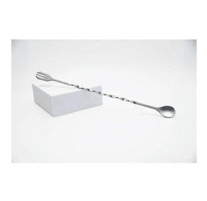 Cuchara de Bar de Acero Inoxidable con Mango Trenzado, Cuchara Mezcladora de Vino Profesional de Lujo - Product Image 2
