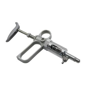 Seringue double auto-remplissante vétérinaire de 5 ml pour l'alimentation continue des animaux d'élevage, des bovins, des oiseaux, de la volaille, réutilisable, réglable, Regal I - Product Image 1
