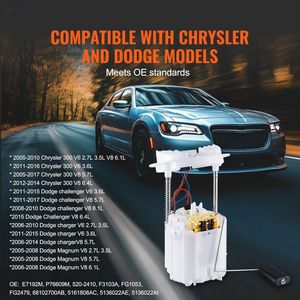 Modulo Pompa Carburante Elettrica Compatibile 2005-2017 per Chrysler 300, 2008-2017 per Dodge Charger, 2006-2015 per Dodge Charger - Product Image 2