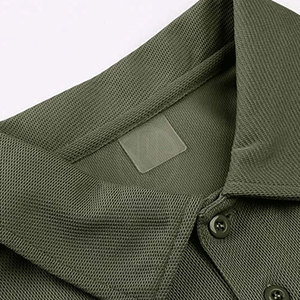Camisetas Polo de Corte Ajustado, Diseño Moderno, Estilo Limpio para Uso Casual en la Oficina, Algodón Suave y Elástico, Comodidad para el Uso Diario - Product Image 2
