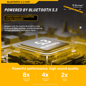 5.3 trò chơi Tai nghe 65MS độ trễ thấp hai chế độ audifonos Gamer đúng không dây chơi game Tai nghe HD Mic Stereo âm nhạc cho trẻ em - Product Image 6