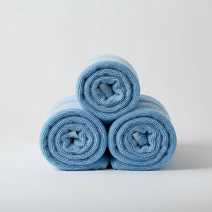 Serviettes de bain 100% coton peigné 600 GSM ultra douces, très absorbantes, couleur unie, tissées, ensemble de serviettes de luxe, séchage rapide, spa, Oeko-Tex - Product Image 5