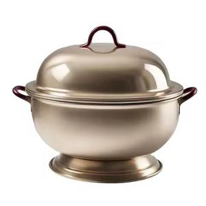 Casserole en métal de qualité supérieure, isolée, pour servir et conserver les aliments à la maison, dans la cuisine, sur la table à manger, pour une utilisation quotidienne - Product Image 3