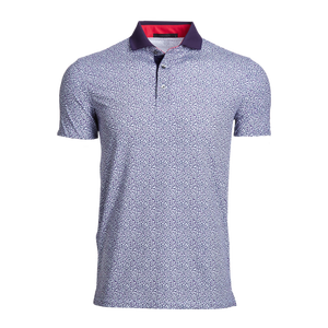 Chemise à manches courtes blanche pour homme, style décontracté, coupe classique, tricotée, 100% polyester, séchage rapide - Product Image 3