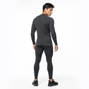 Custom Men <b>Skin</b>-Fit Compression Top High Quality Gym Workout <b>Base</b> <b>Layer</b> Moisture Wicking Performance Wear - Product Image 2