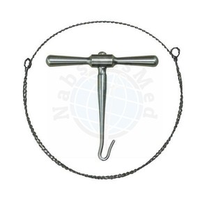 NABSONS MED Gigli <b>Saw</b> Stainless Steel Manual Orthopedic Surgical Instrument <b>Bone</b> Cutting Autopsy Dissection Tool CE Certified - Product Image 4