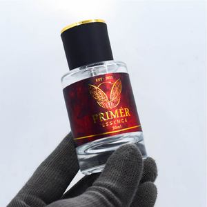 Etiquetas Personalizadas de Lujo para Botellas de Perfume con Texto en Relieve y Lámina Dorada |   Empaque de Lámina Cromada con Impresión UV Mate a Prueba de Agua para el Cuidado de la Piel - Product Image 5