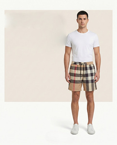 Pantalones Cortos de Poliéster Sólido para Hombre con Cintura Elástica, Estilo Casual, Transpirables, de Secado Rápido y Longitud Media - Product Image 4