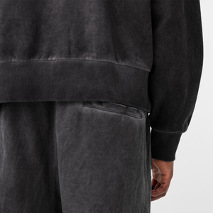 Plain Zipper Hoodie High Quality Cotton <b>Thick</b> Heavy French Terry Pullover Custom Drop Shoulder <b>Fleece</b> Oversized <b>Men</b> hoodies - Product Image 4