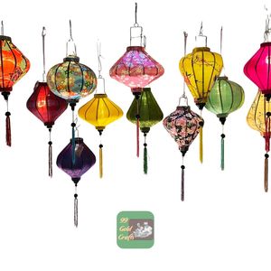 โคมไฟฮอยอันพรีเมี่ยมสำหรับตกแต่งแบบดั้งเดิมโคมไฟผ้าไหมเทรนด์ใหม่ปี2024จากเวียดนาม - Product Image 1